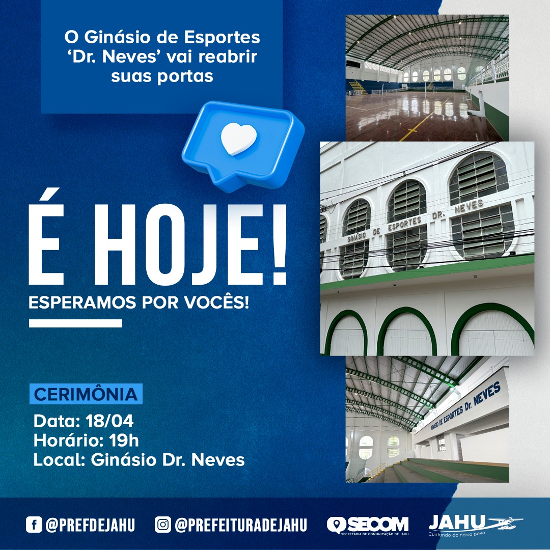 HOJE AS PORTAS DO DR. NEVES SERÃO REABERTAS