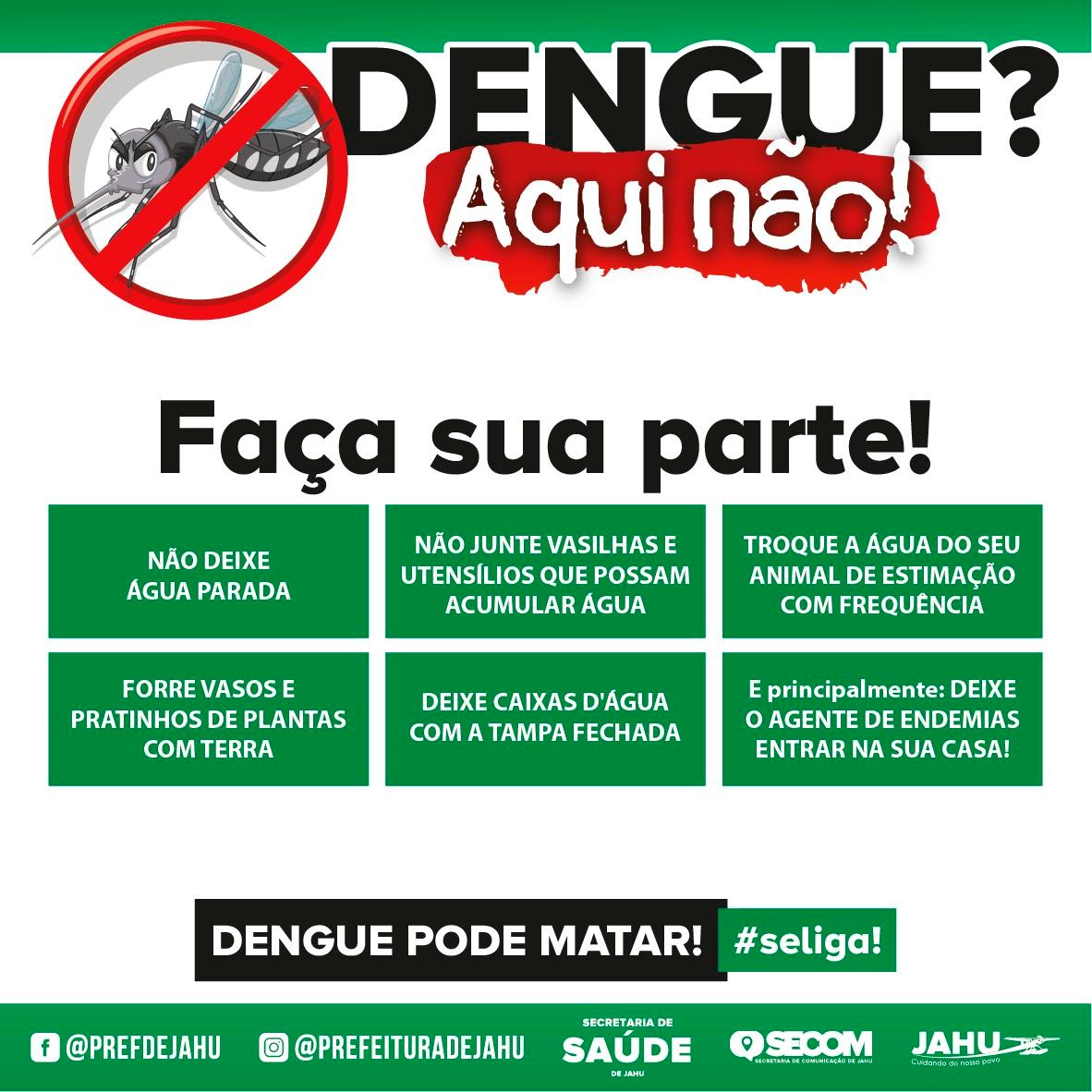 A LUTA CONTRA A DENGUE É DIÁRIA