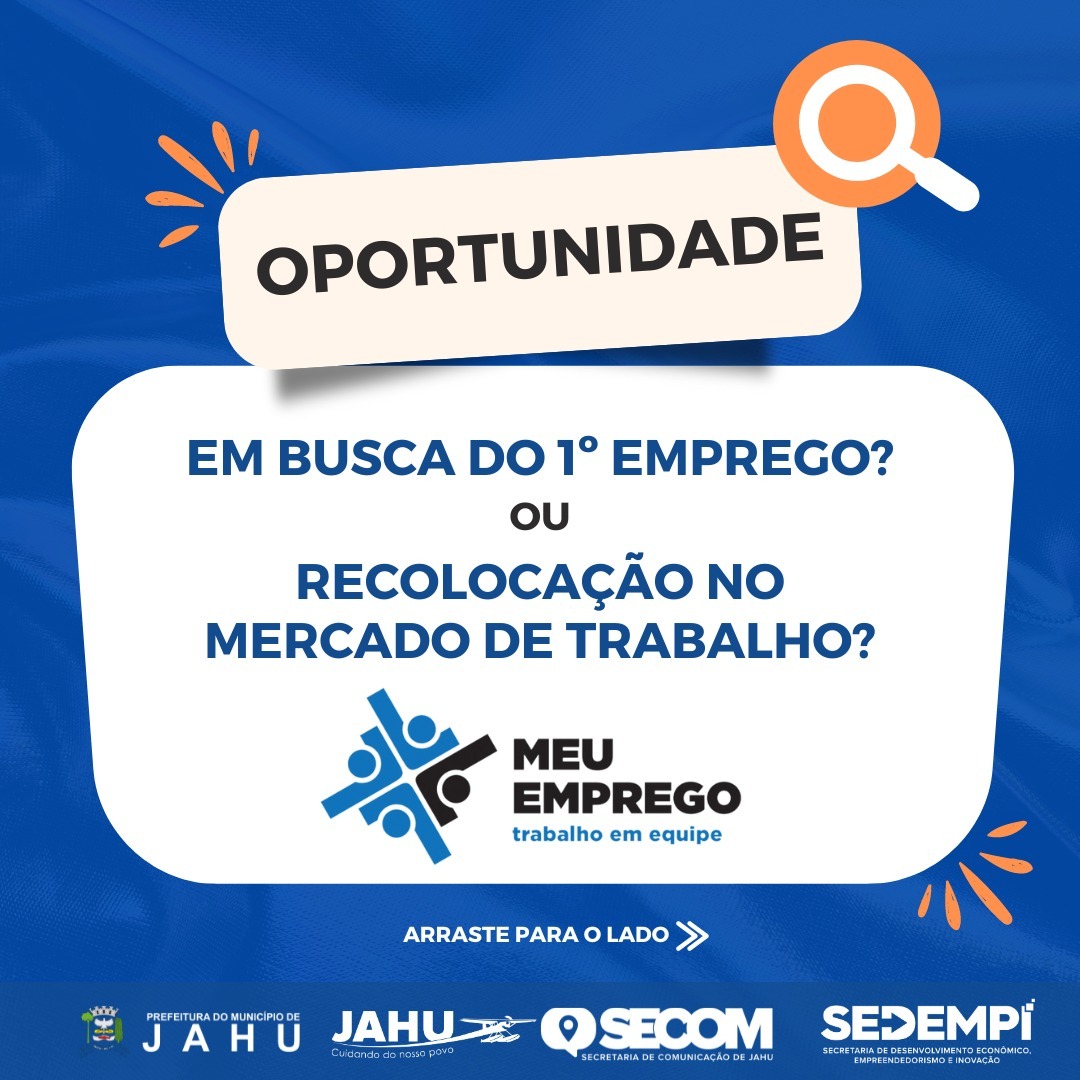 PROGRAMA MEU EMPREGO OFERECE CURSO DE CAPACITAÇÃO