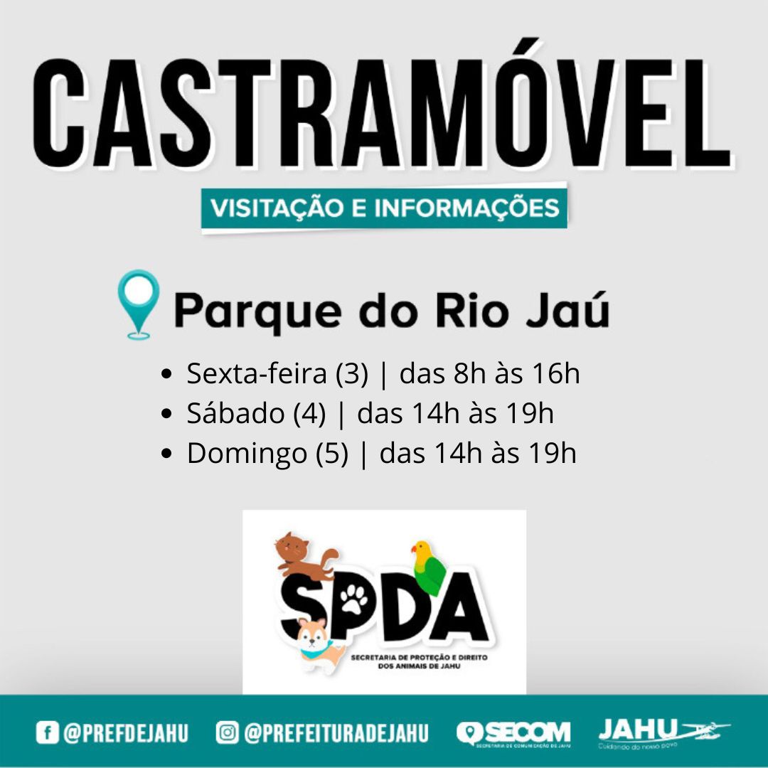 CASTRAMÓVEL NO PARQUE DO RIO JAÚ