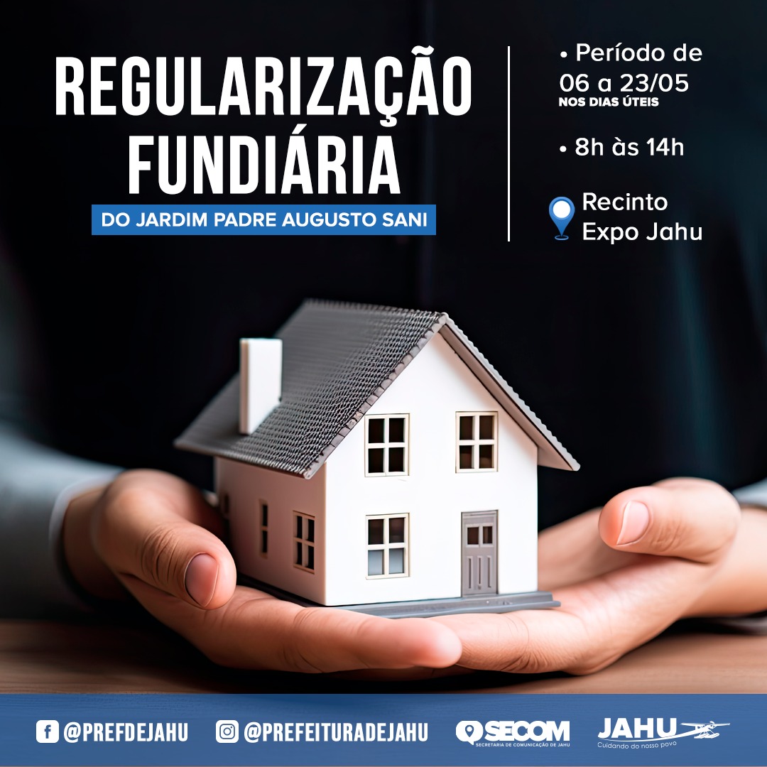 REGULARIZAÇÃO FUNDIÁRIA DO JARDIM PADRE AUGUSTO SANI