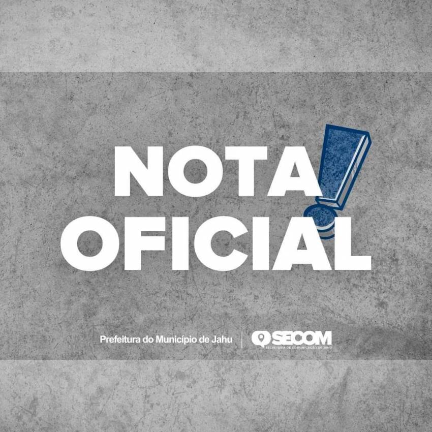 NOTA: Prefeitura de Jahu NÃO está arrecadando roupas para encaminhar ao Rio Grande do Sul