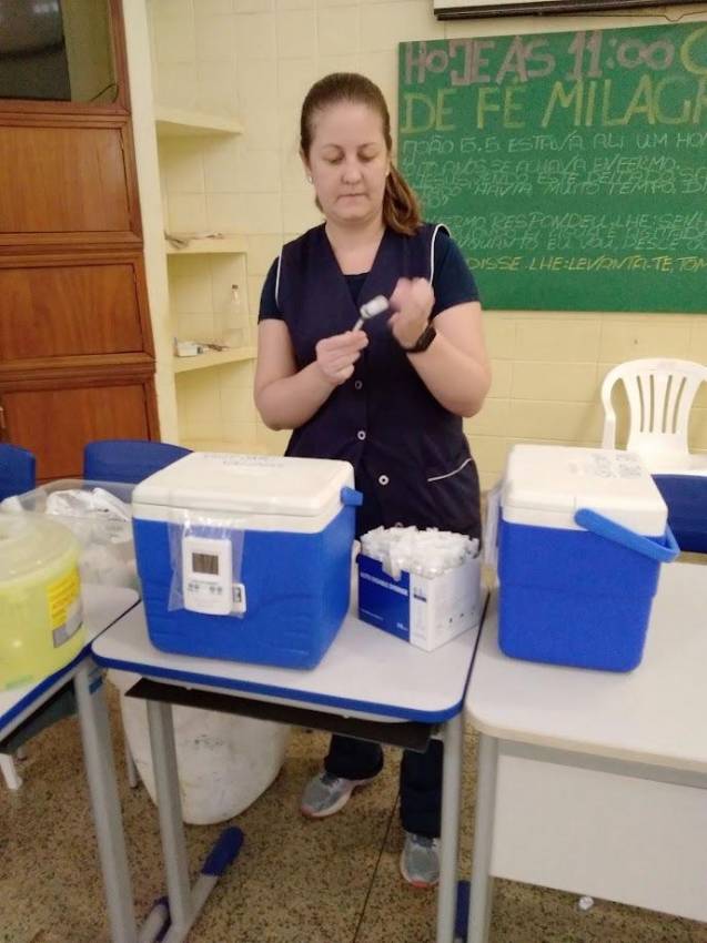 REEDUCANDOS DO CR SÃO VACINADOS CONTRA GRIPE