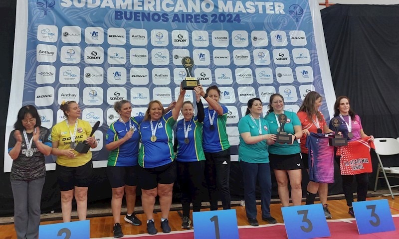 TÊNIS DE MESA DE JAHU CONQUISTA MEDALHAS EM TORNEIO INTERNACIONAL
