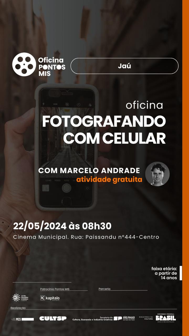 OFICINA DE FOTOGRAFIA COM CELULAR