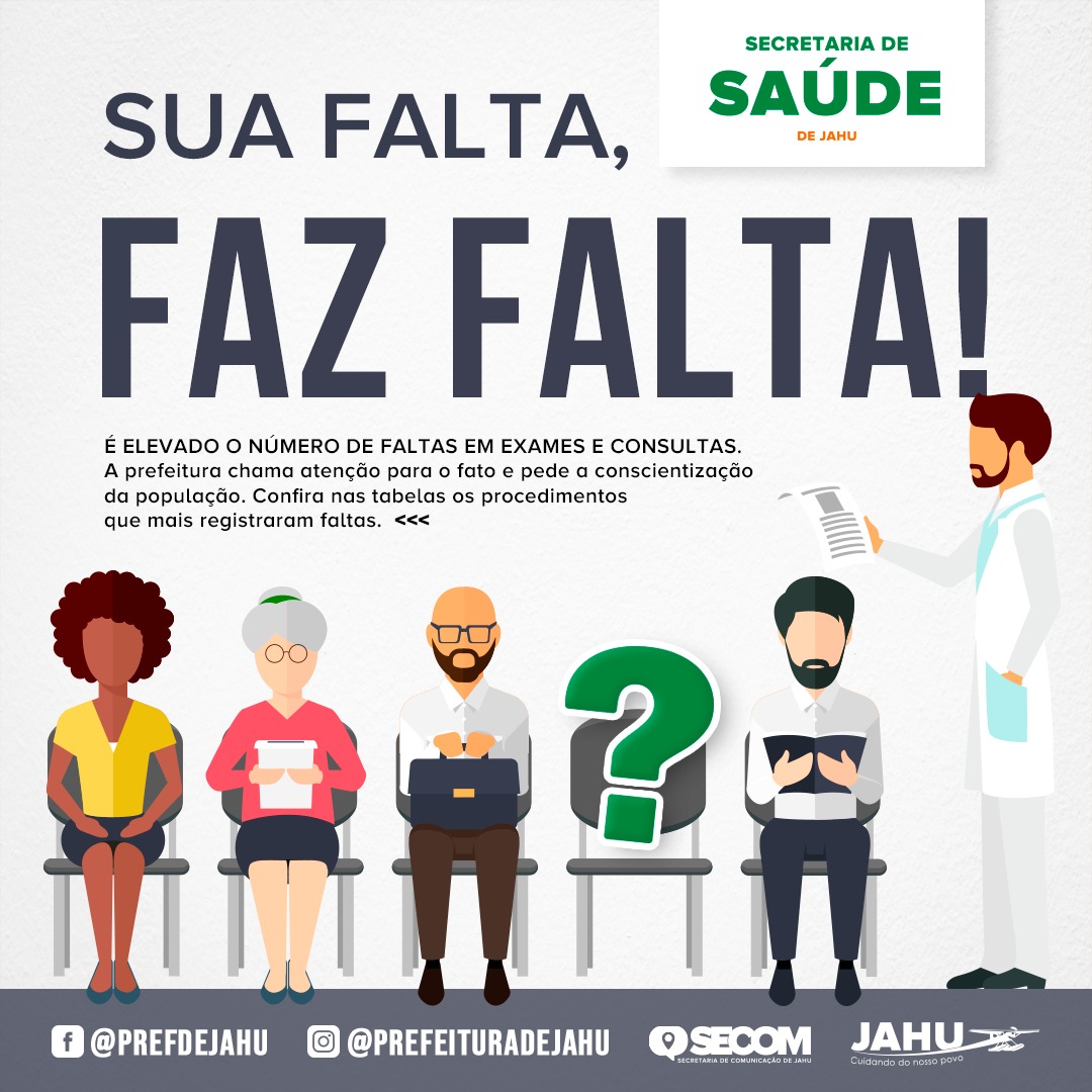 SUA FALTA FAZ FALTA - ABRIL