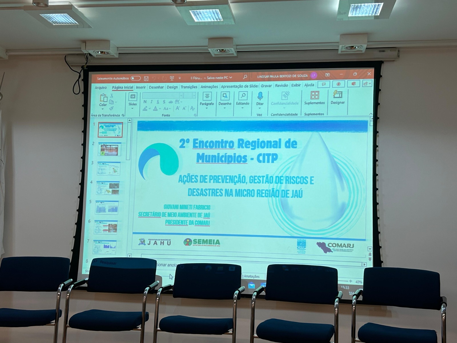 TRABALHO INTERMUNICIPAL PARA PROTEÇÃO DA BACIA HIDROGRÁFICA DO RIO JAHU