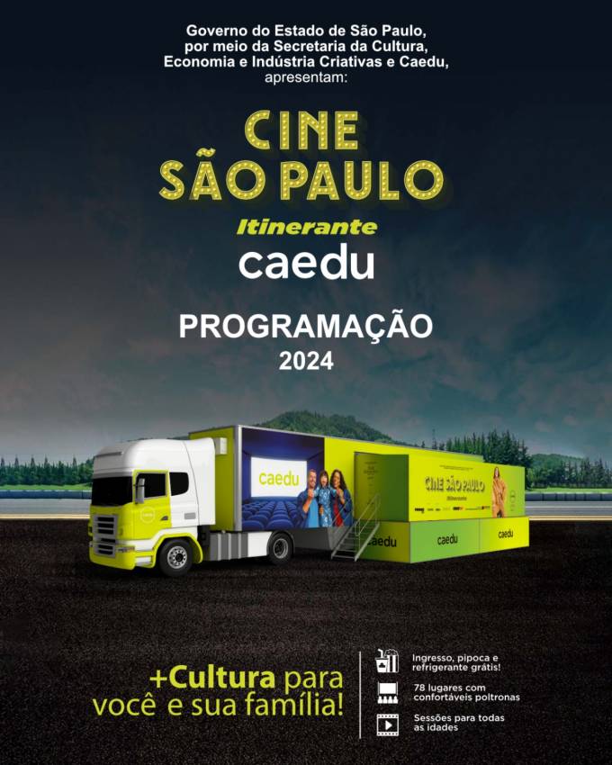 CINEMA GRATUITO COM REFRI E PIPOCA NA PRAÇA DO MUSEU