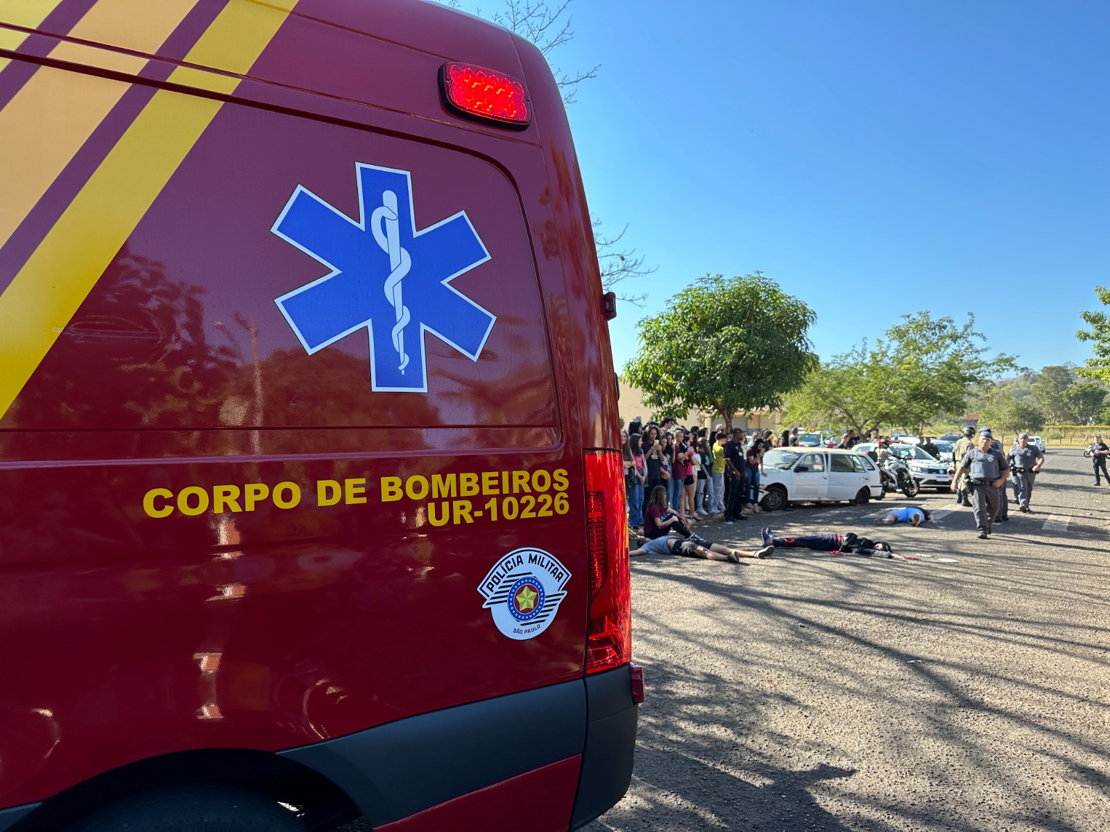 SIMULADO ALERTA PARA RISCOS DE ACIDENTE DE TRÂNSITO