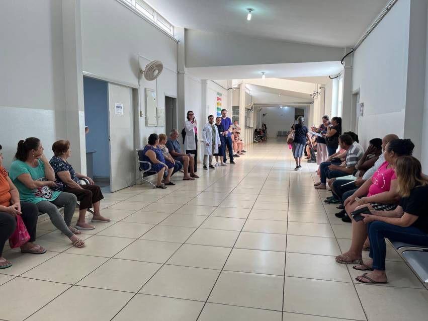 COMBATE À DENGUE - PALESTRA NA USF PEDRO OMETTO