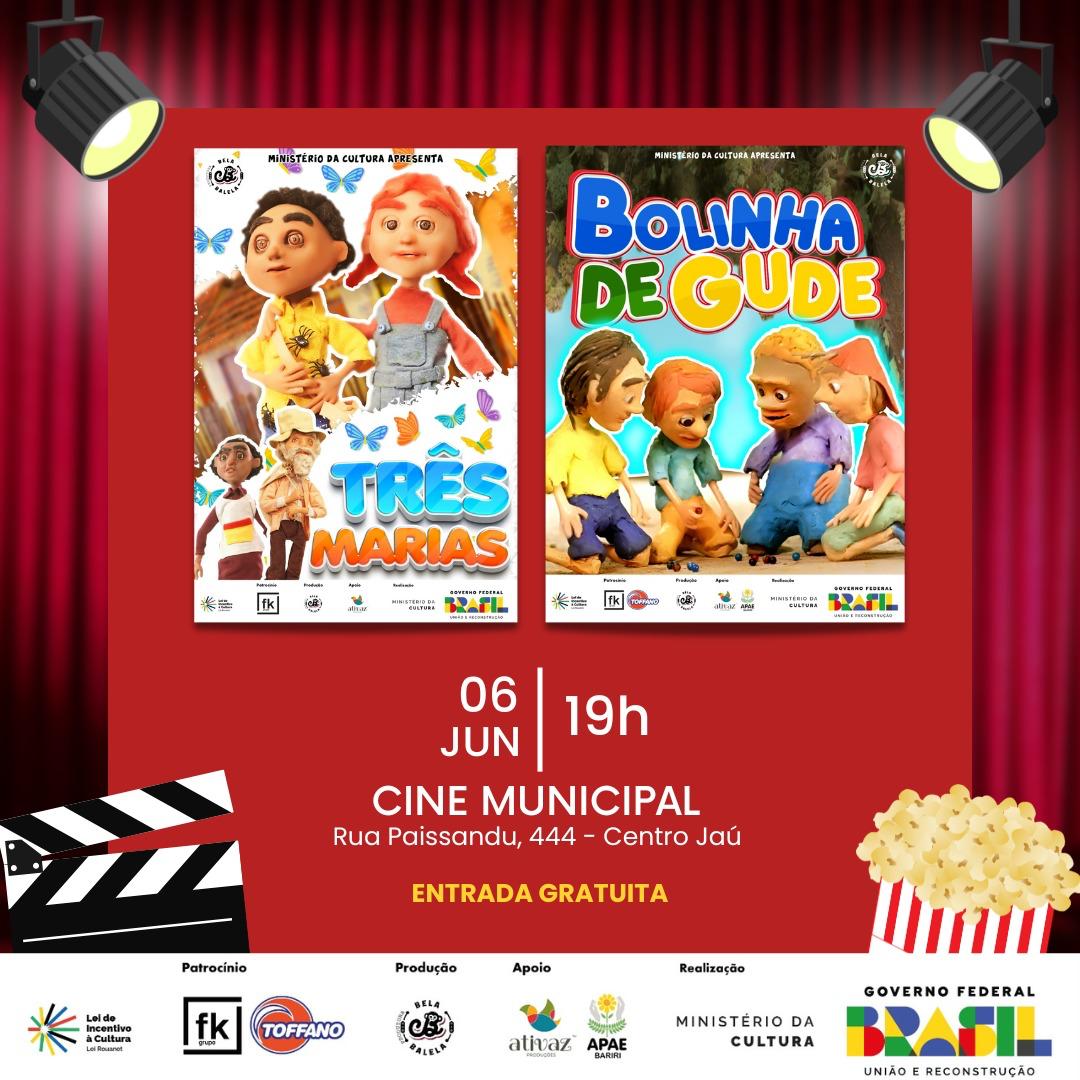 CINE MUNICIPAL EXIBE CURTAS-METRAGENS DE STOP MOTION