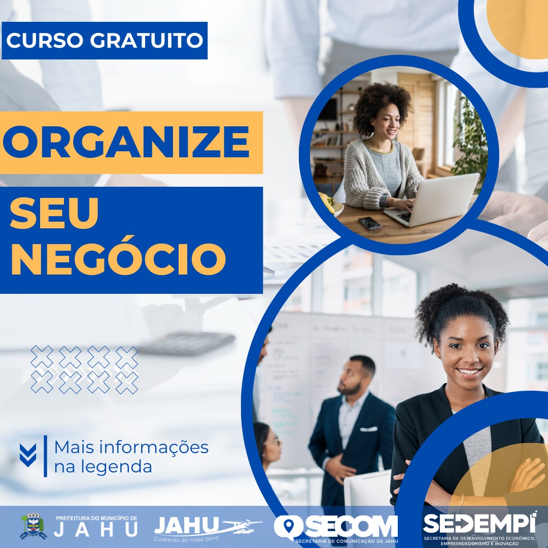 PREFEITURA E SEBRAE OFERECEM CURSO GRATUITO DE CAPACITAÇÃO PARA EMPRESÁRIOS