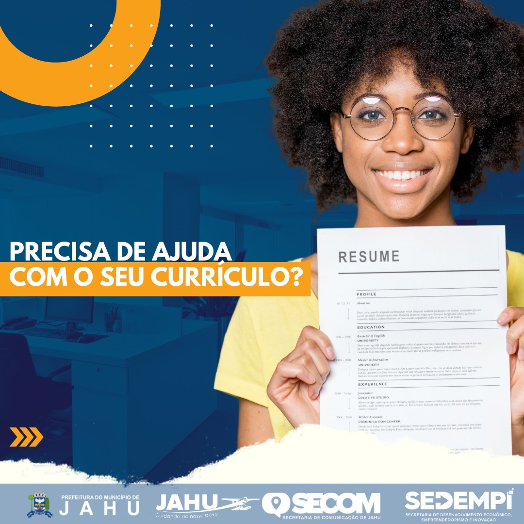 PROGRAMA 'TRILHA DO EMPREGO' TE AJUDA A ELABORAR UM BOM CURRÍCULO