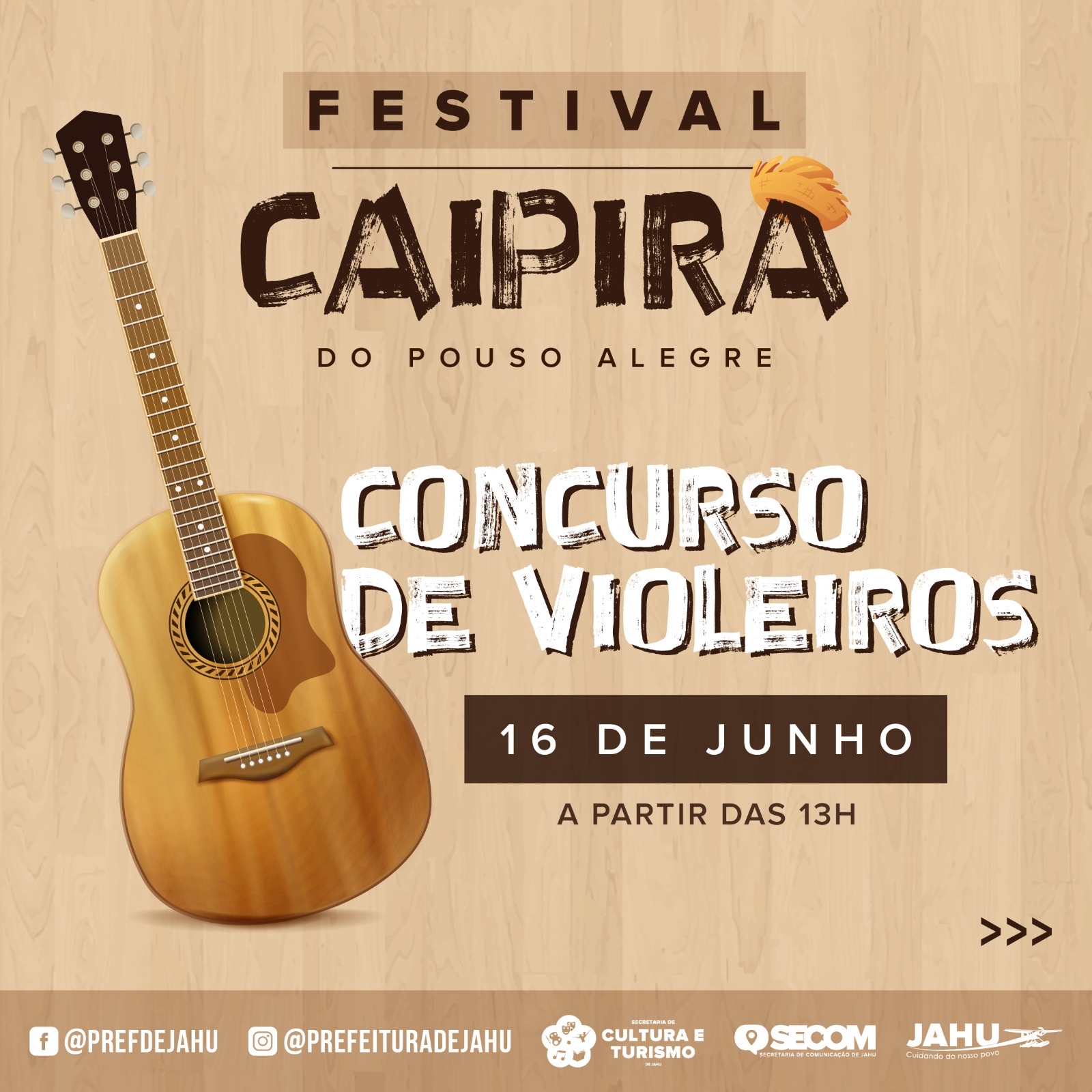 FESTIVAL CAIPIRA TEM PRÊMIO PARA VIOLEIROS