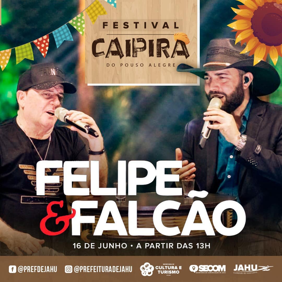 VAMOS VER FELIPE E FALCÃO NO FESTIVAL CAIPIRA!