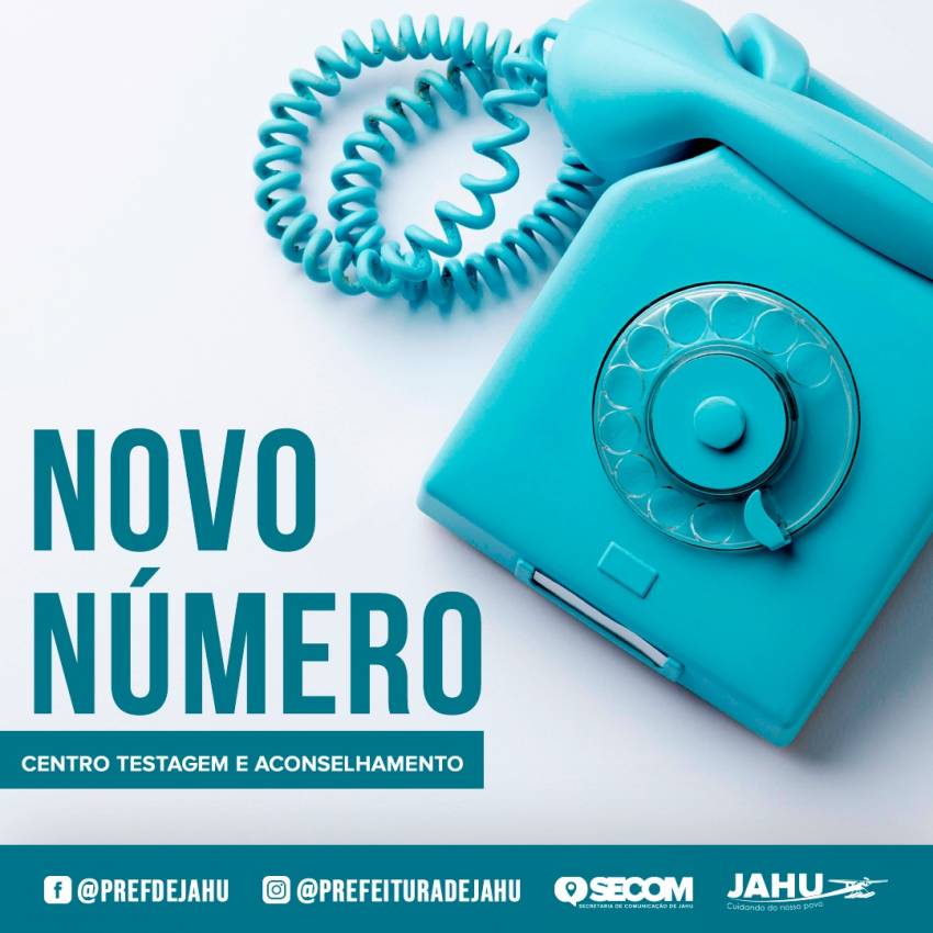 CTA - NOVO NÚMERO DE TELEFONE