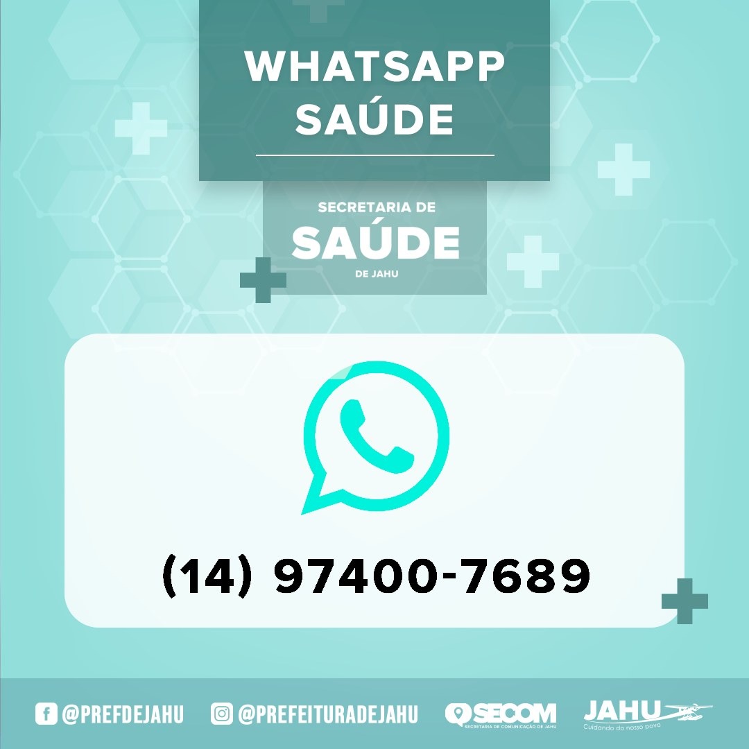 WHATSAPP SAÚDE: 97400-7689