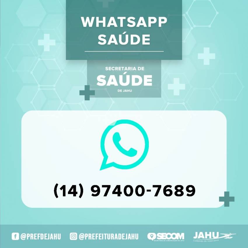 WHATSAPP SAÚDE: 97400-7689