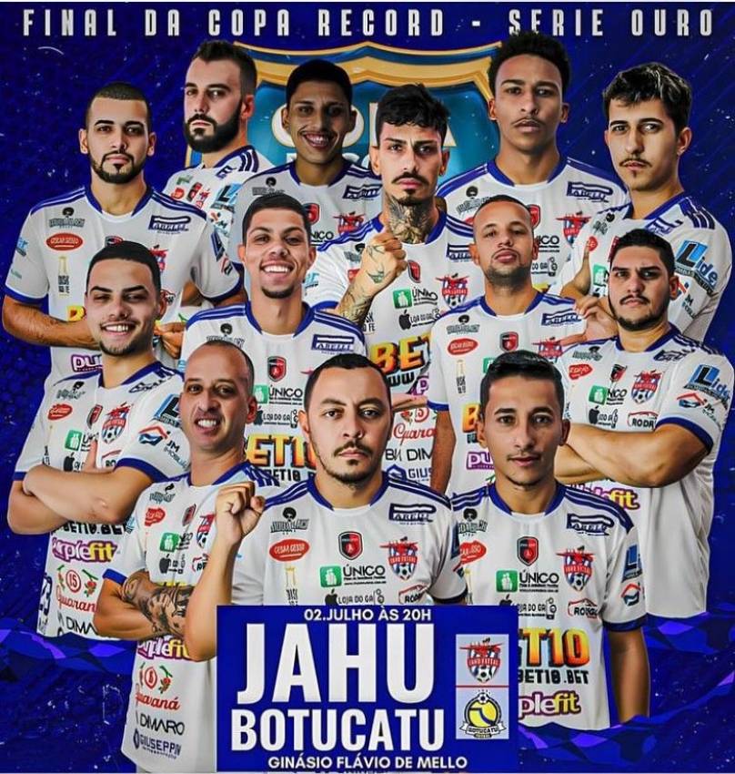 JAHU E BOTUCATU DISPUTAM O TÍTULO DA COPA RECORD DE FUTSAL