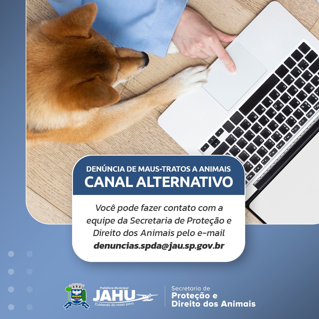 CANAL ALTERNATIVO PARA DENÚNCIA DE MAUS-TRATOS A ANIMAIS