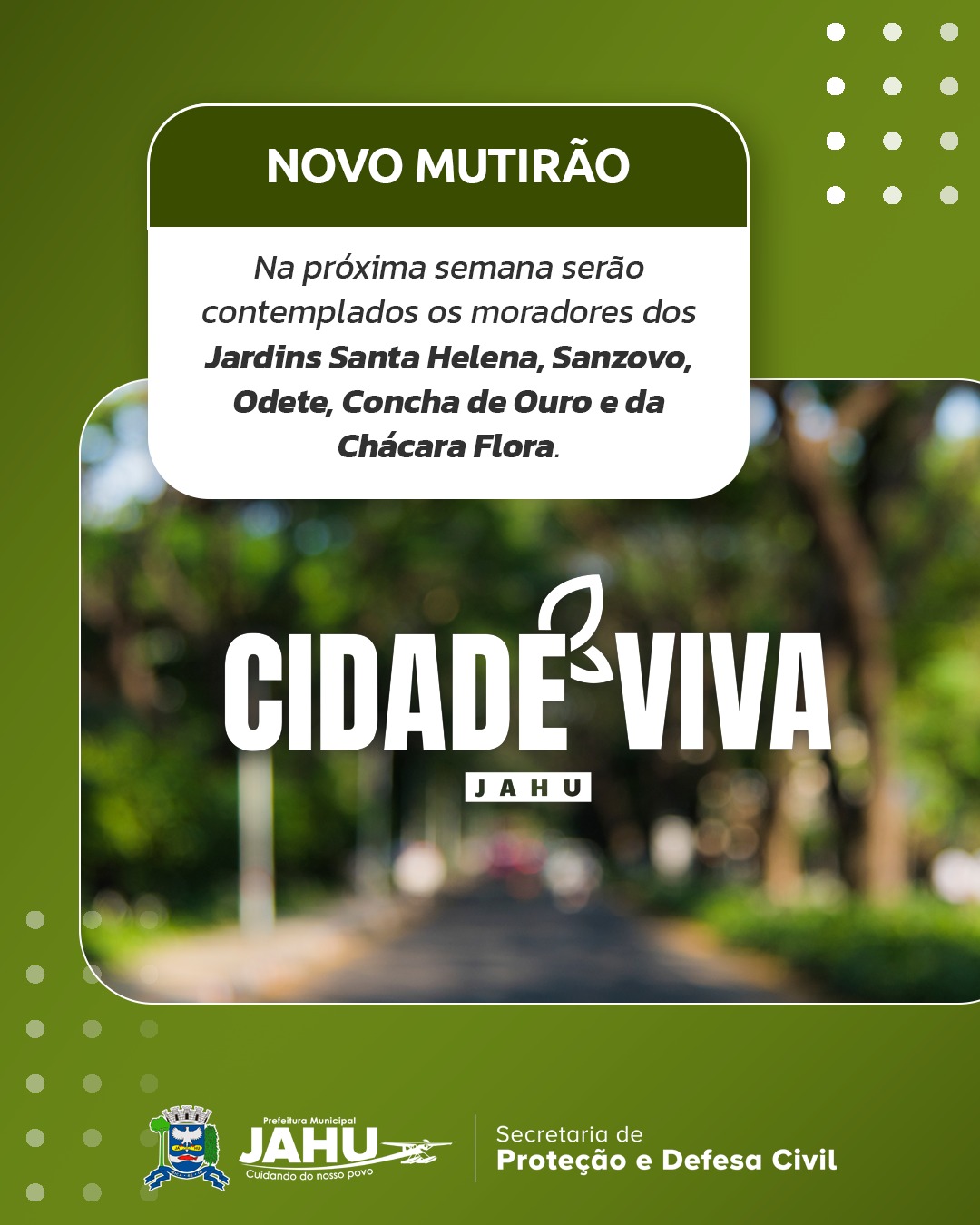 ALÔ REGIÃO DO SANTA HELENA: NA PRÓXIMA SEMANA TEM MUTIRÃO 