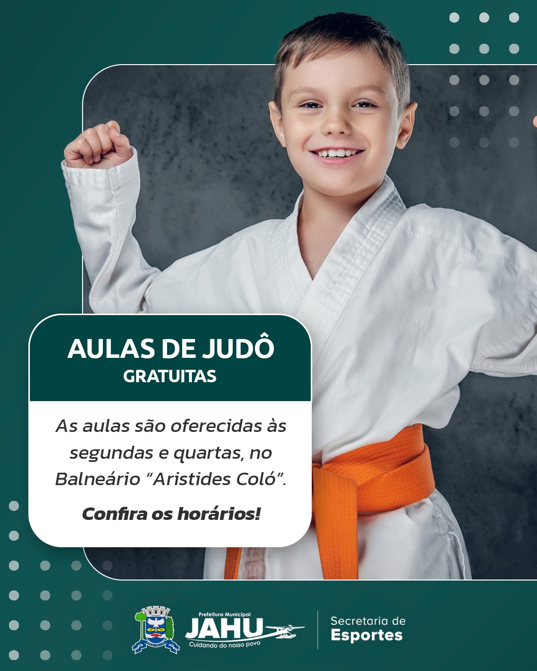 PREFEITURA OFERECE AULAS GRATUITAS DE JUDÔ PARA CRIANÇAS E ADOLESCENTES