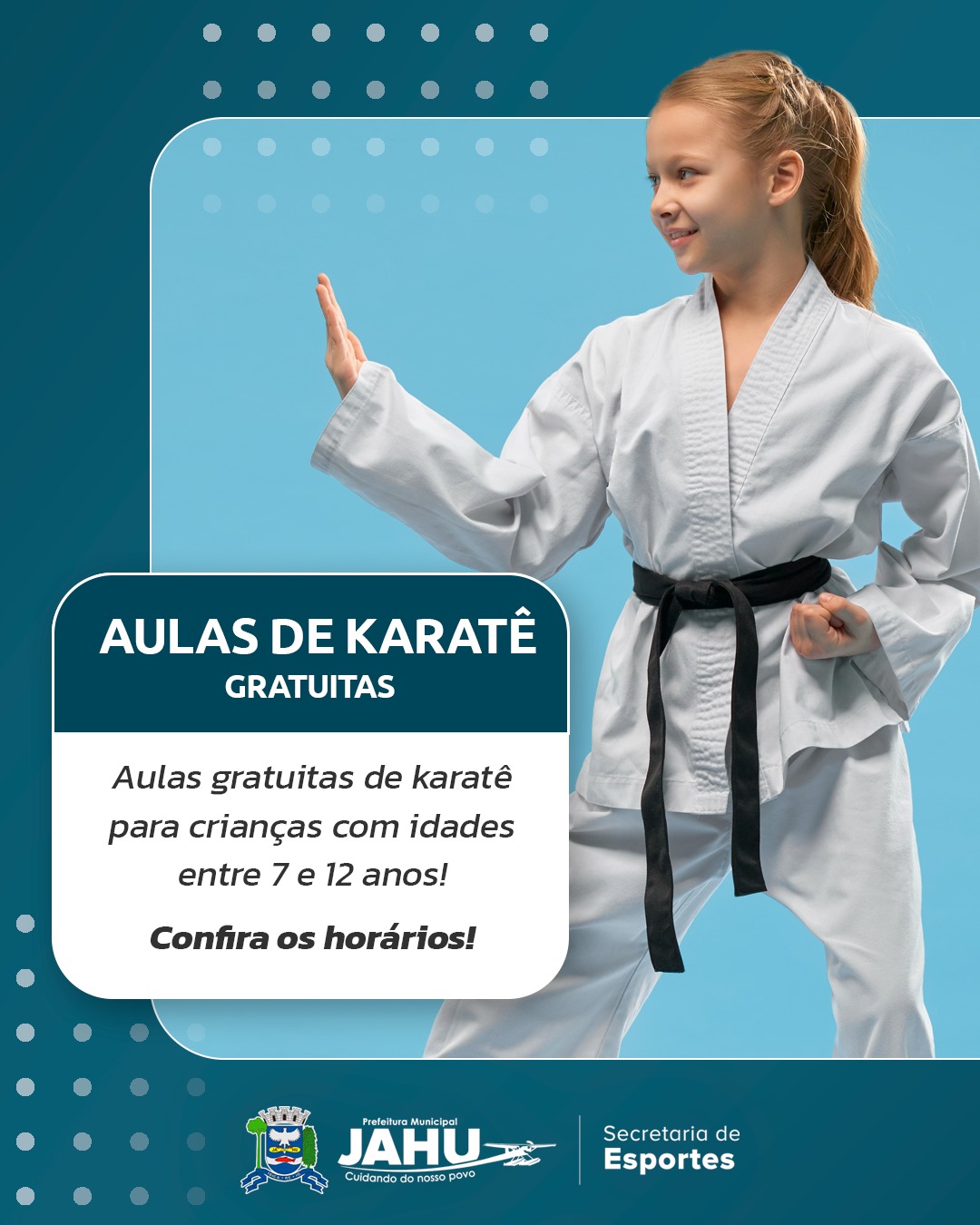 AULAS DE KARATÊ SÃO OFERECIDAS GRATUITAMENTE