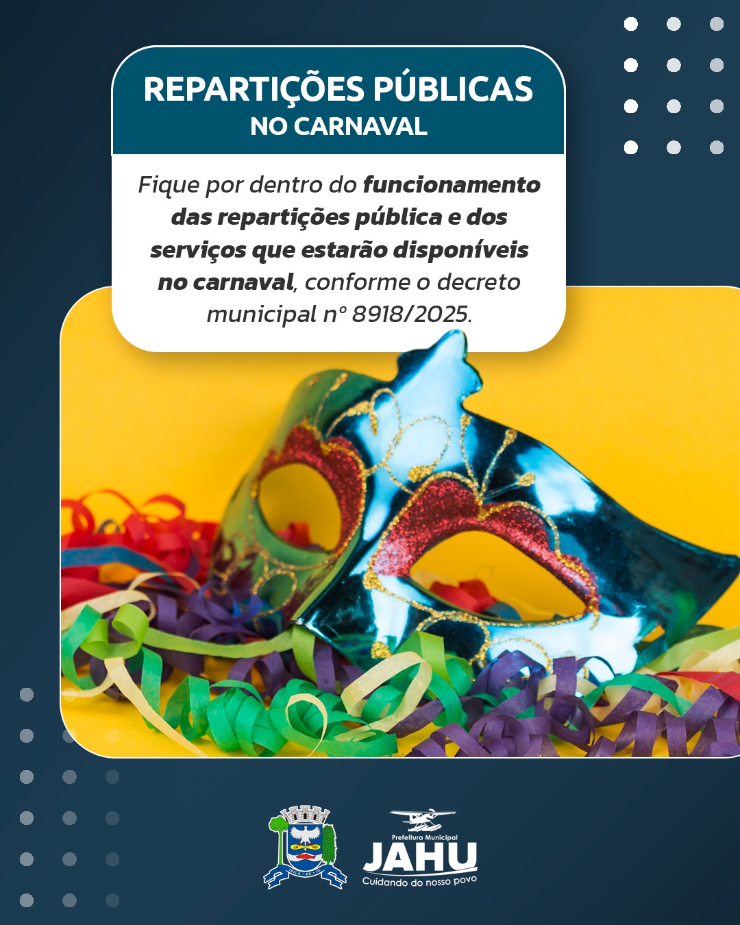 SAIBA COMO FUNCIONAM AS REPARTIÇÕES PÚBLICAS NO CARNAVAL