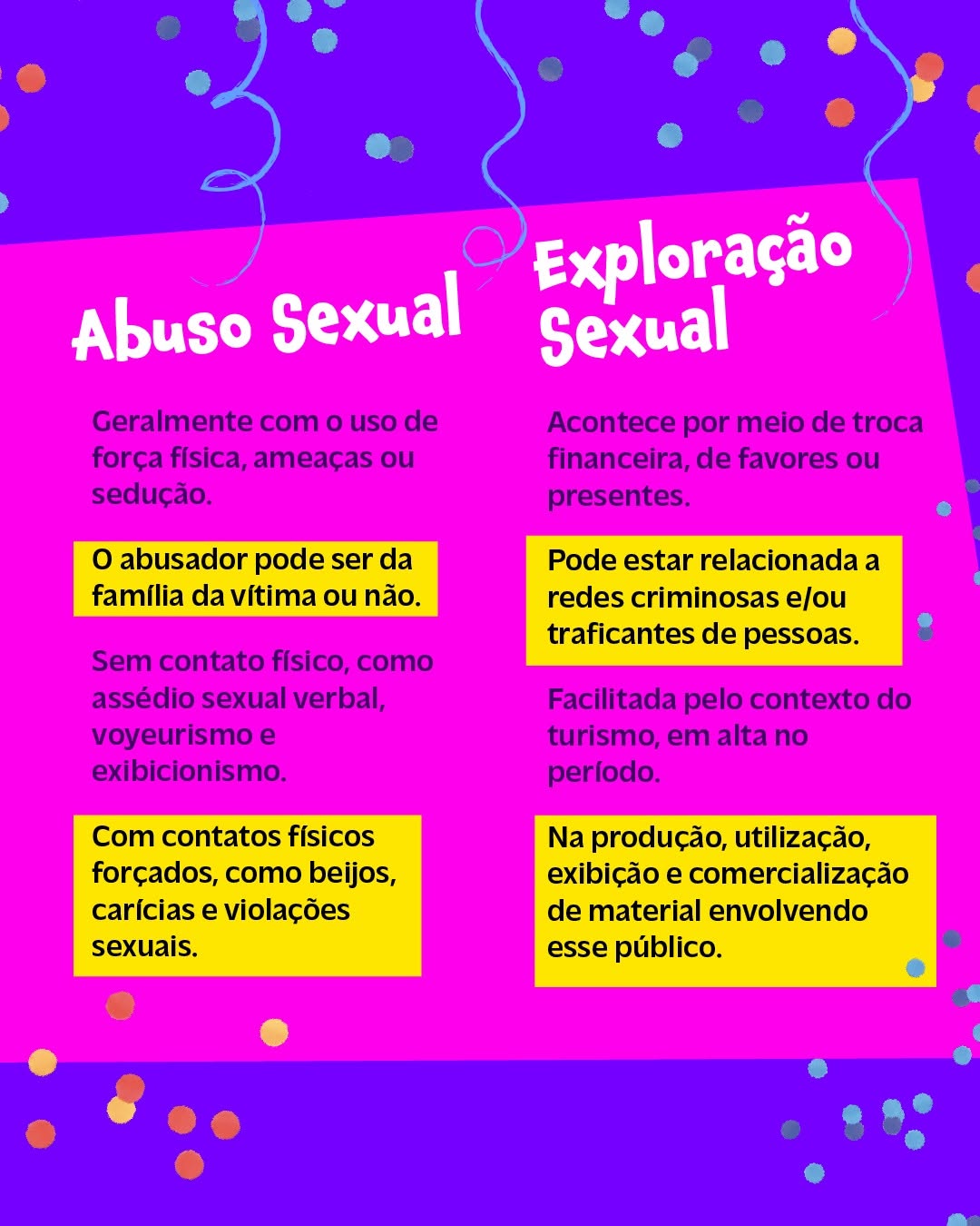 VIOLÊNCIA SEXUAL CONTRA CRIANÇAS E ADOLESCENTES É DA NOSSA CONTA, SIM: DENUNCIE!