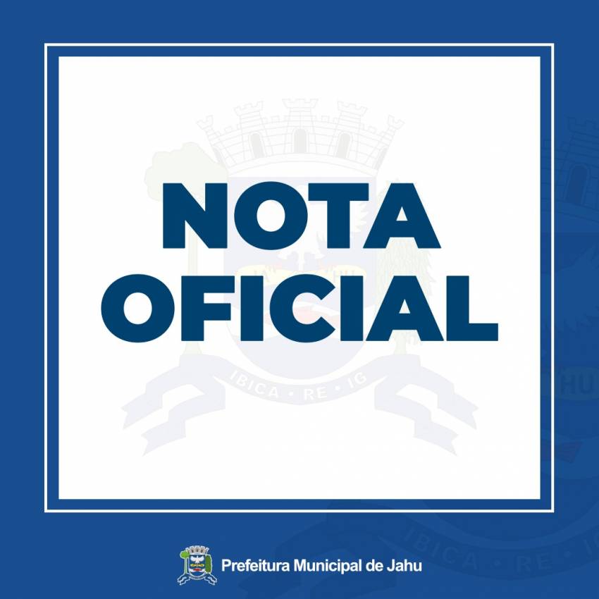 NOTA - Secretaria de Educação