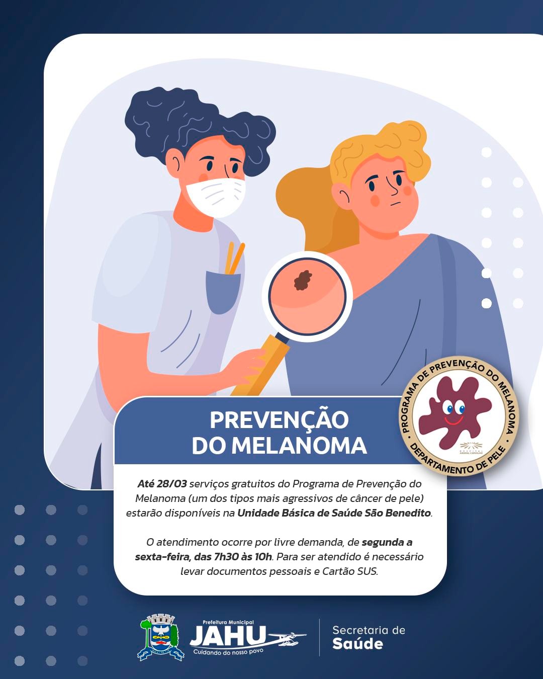 PREVENÇÃO DO MELANOMA NA UBS SÃO BENEDITO