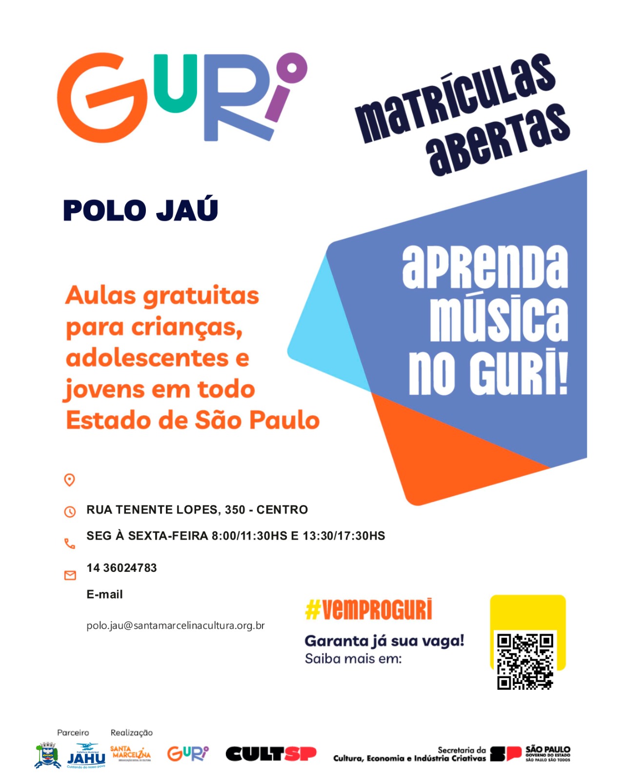 SONHA APRENDER MÚSICA? O GURI EM JAHU FAZ ACONTECER!