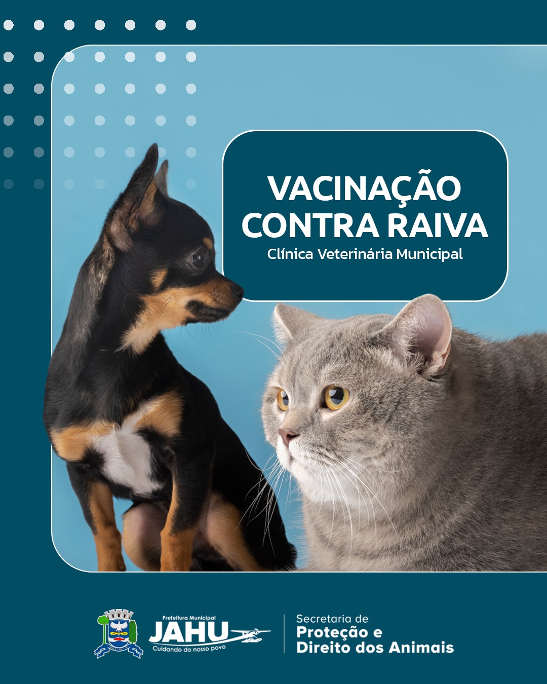 VACINAÇÃO CONTRA RAIVA - CLÍNICA VETERINÁRIA MUNICIPAL
