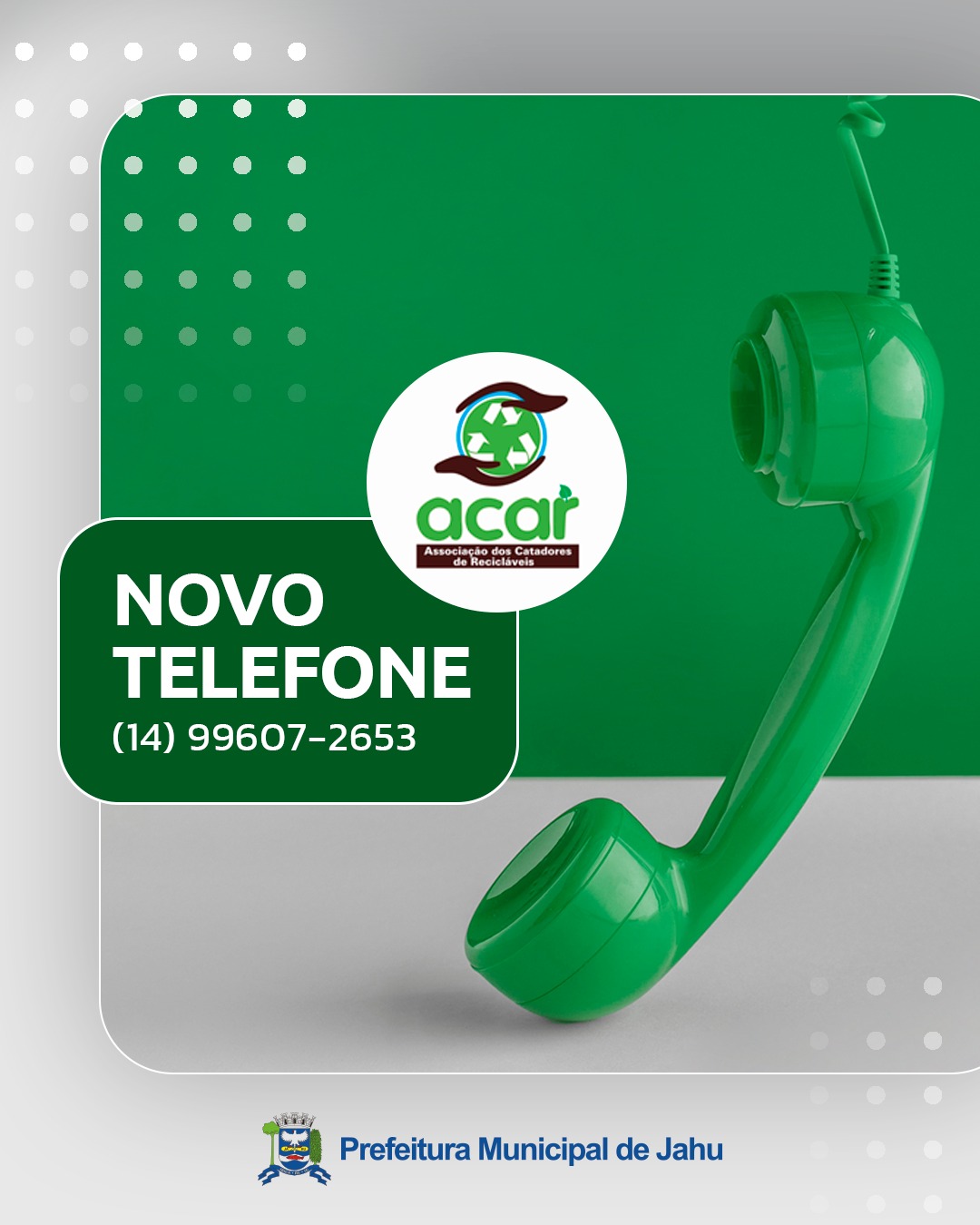 ACAR TEM NOVO TELEFONE