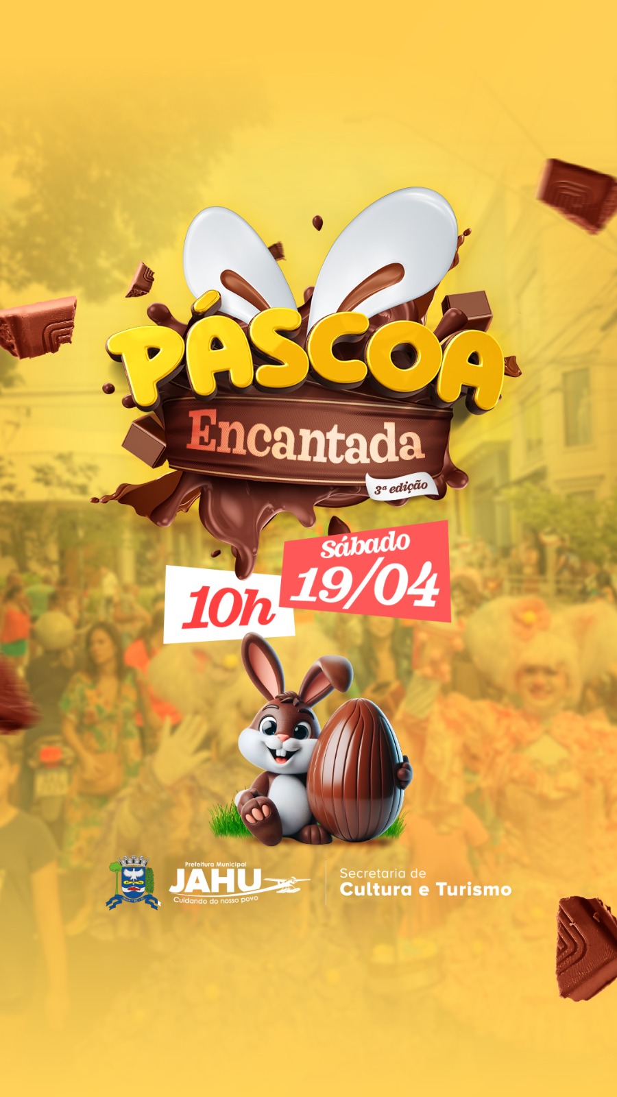 PARADA DE PÁSCOA NESTE SÁBADO: A GENTE QUER COMEMORAR COM VOCÊ!