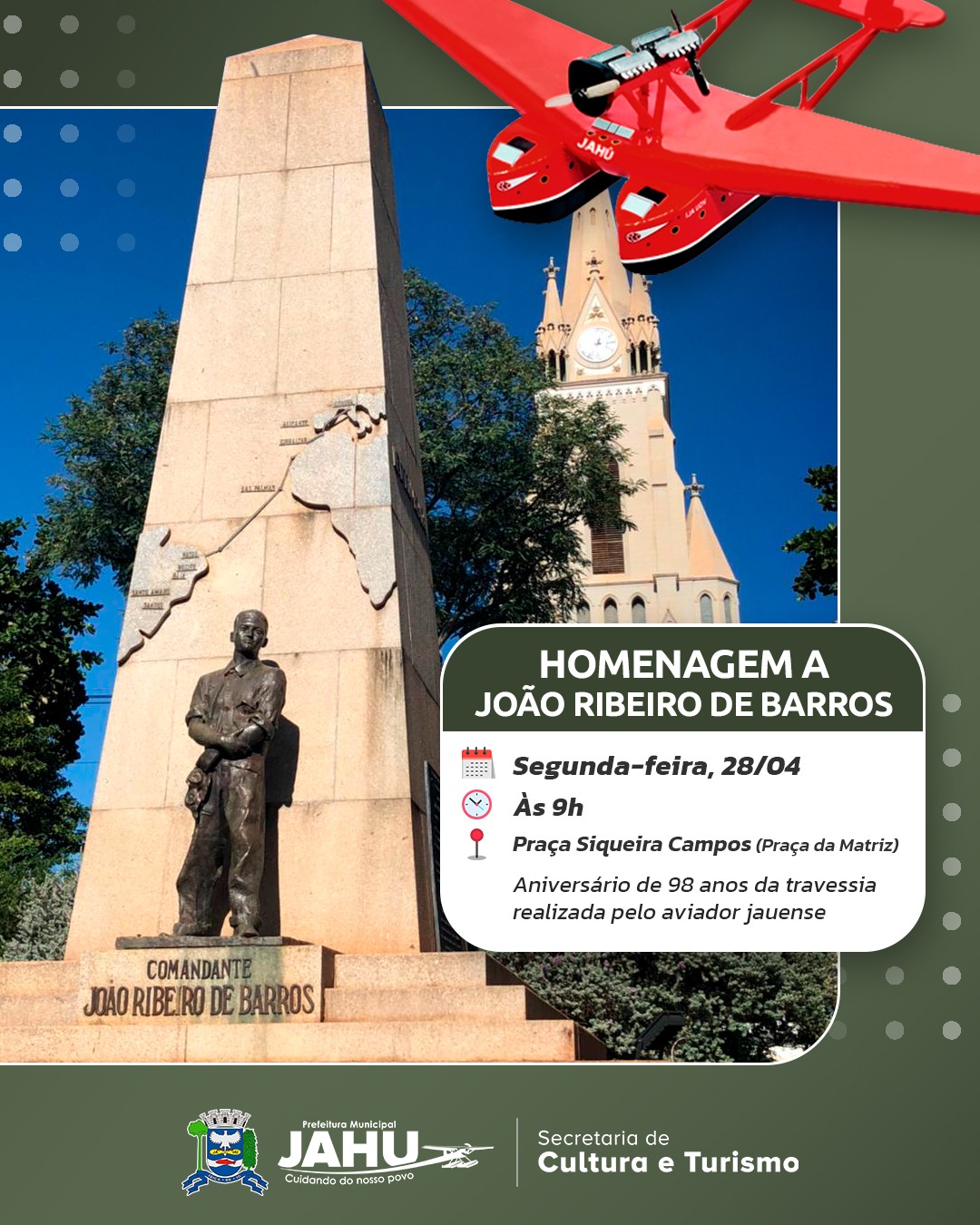 NESTA SEGUNDA-FEIRA (28): HOMENAGEM A JOÃO RIBEIRO DE BARROS E SUA JORNADA INESQUECÍVEL!