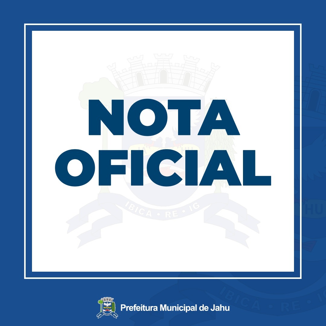 NOTA OFICIAL - MEIO AMBIENTE