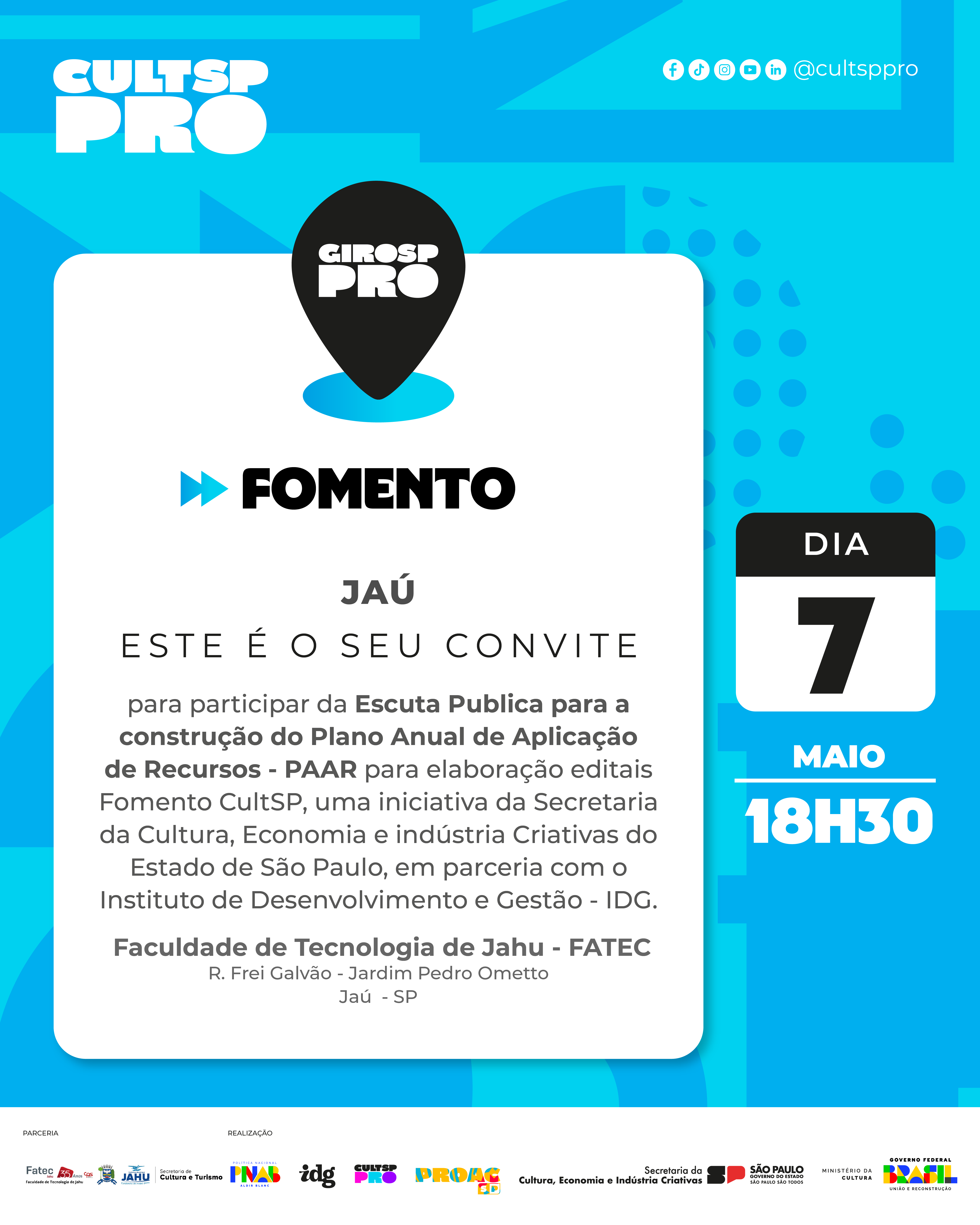 ESCUTA ATIVA PARA VALORIZAR A CULTURA!