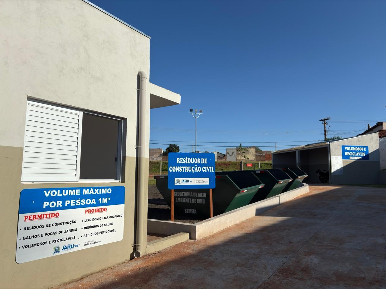 PRIMEIRO ECOPONTO DA CIDADE FUNCIONA NO JARDIM SANTO ONOFRE