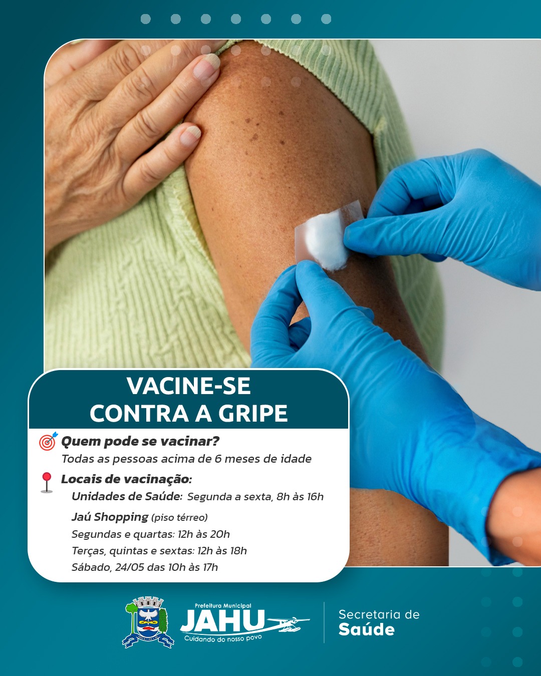 VACINE-SE CONTRA GRIPE E EVITE COMPLICAÇÕES