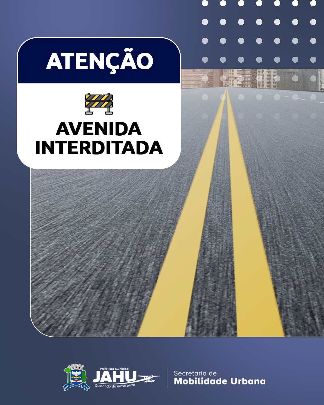 AVENIDA NETINHO PRADO SOFRERÁ INTERDIÇÕES NESTA SEXTA-FEIRA (23)