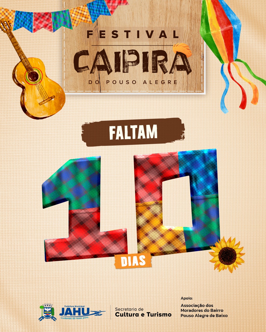 FALTAM 10 DIAS PARA O NOSSO FESTIVAL CAIPIRA