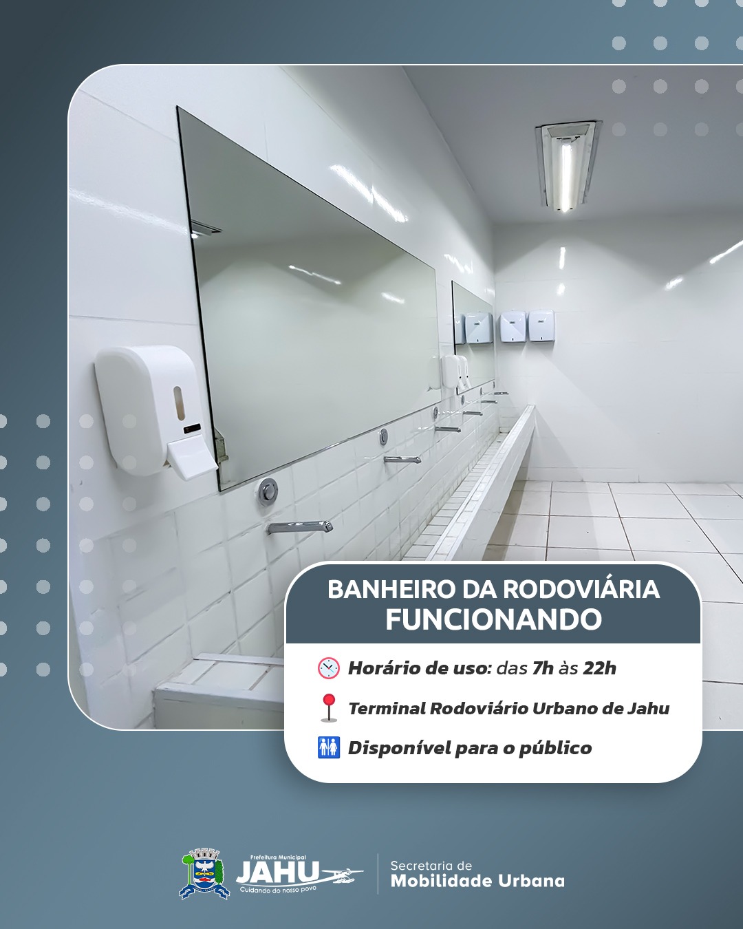 NOTA - BANHEIRO DA RODOVIÁRIA