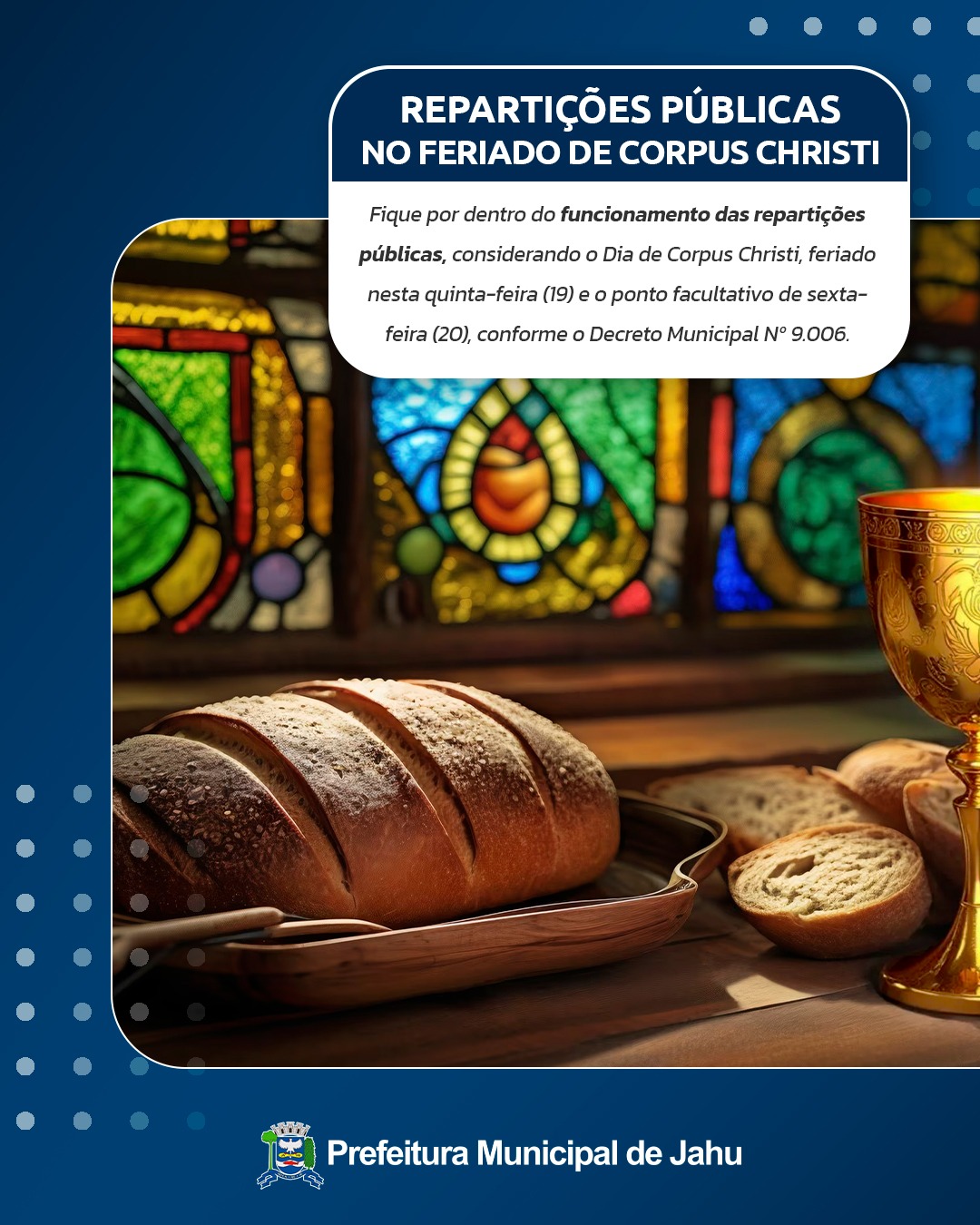 DIA DE CORPUS CHRISTI: SAIBA COMO FUNCIONAM AS REPARTIÇÕES PÚBLICAS