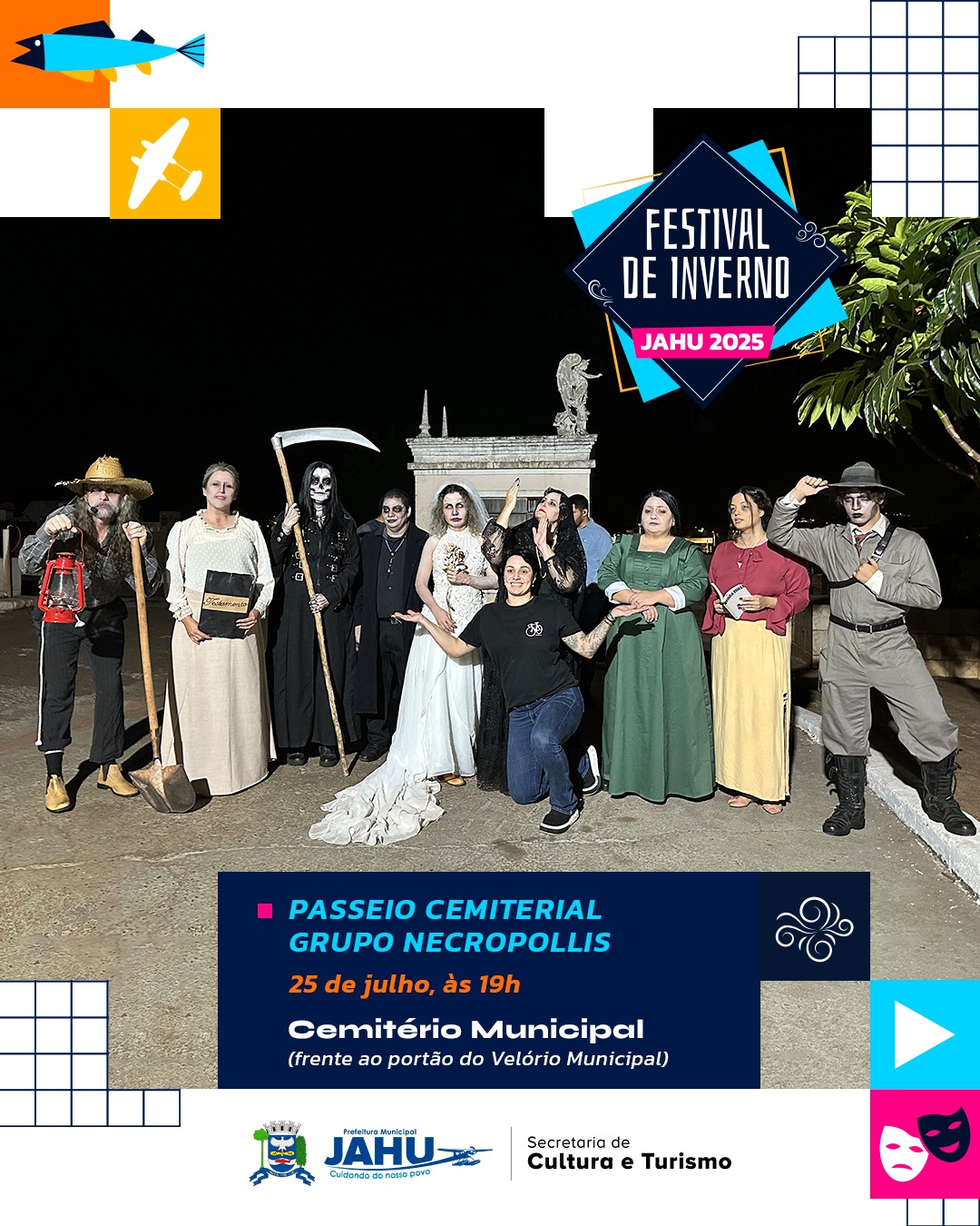 PASSEIO CEMITERIAL: HISTÓRIAS QUE SURPREENDEM E ENCANTAM