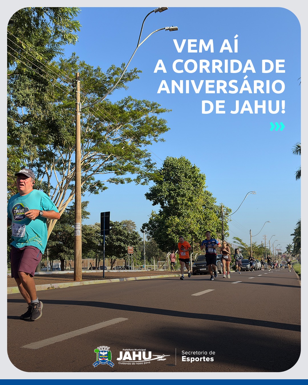 VEM AÍ MAIS UMA EDIÇÃO DA CORRIDA DE ANIVERSÁRIO DE JAHU!