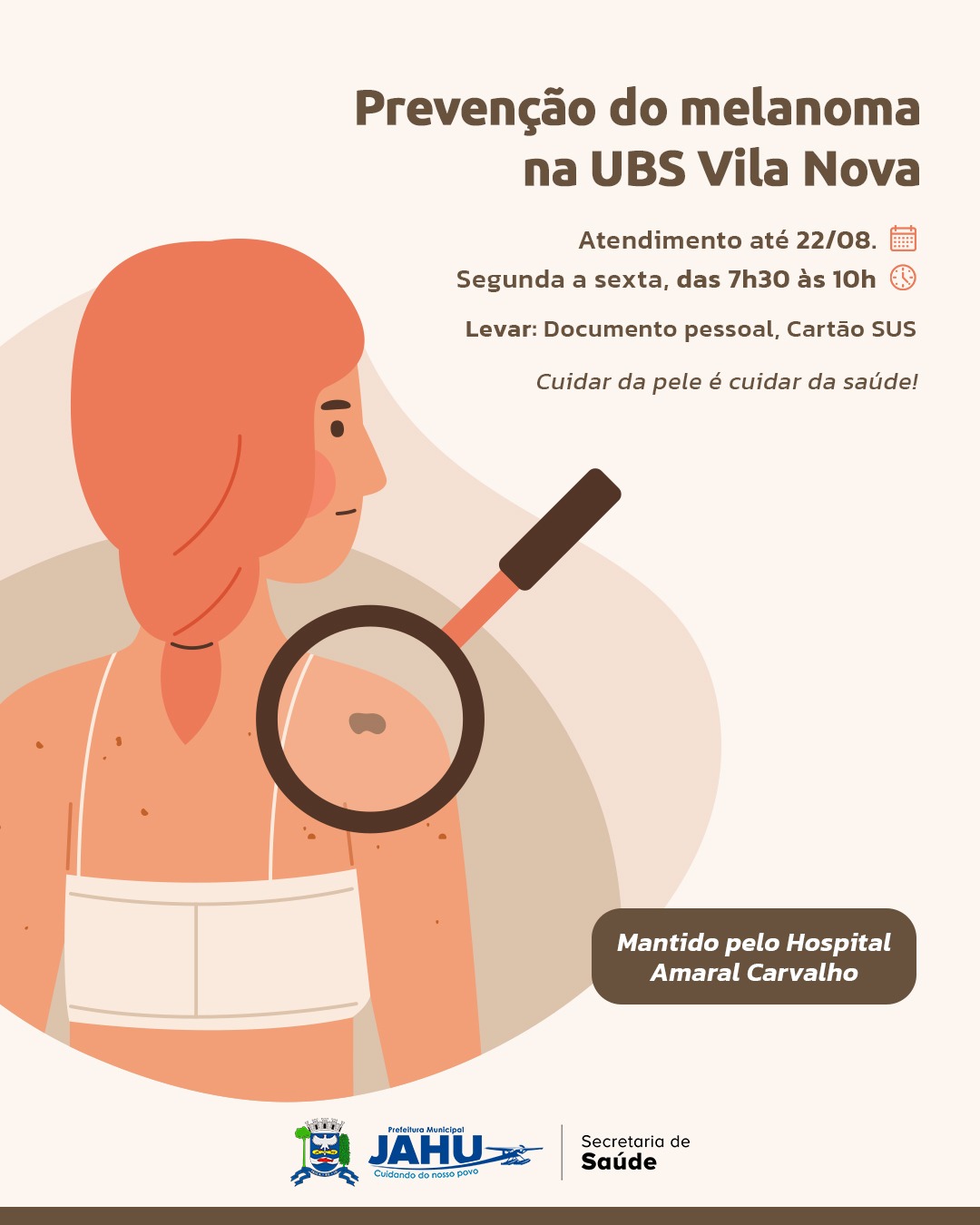 PREVENÇÃO DO MELANOMA NA UBS VILA NOVA