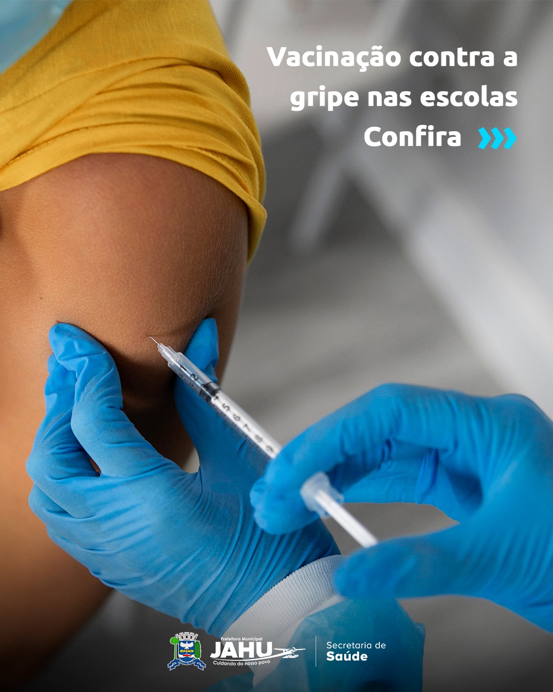 VACINAÇÃO CONTRA GRIPE NAS ESCOLAS: CONFIRA O CRONOGRAMA
