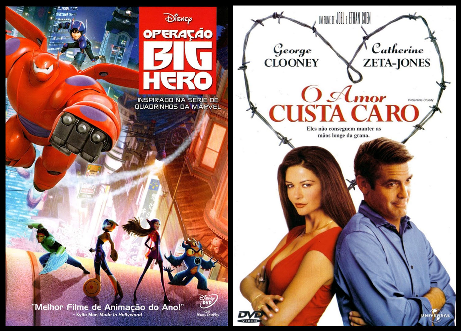 Cinema Municipal exibe OPERAÇÃO BIG HERO e O AMOR CUSTA CARO