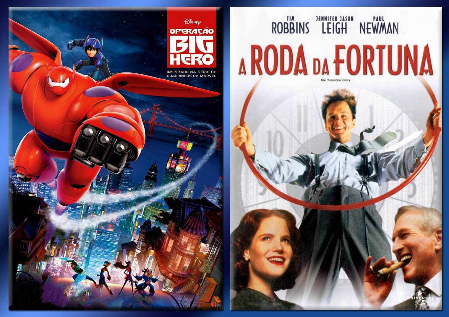 Cinema Municipal exibe OPERAÇÃO BIG HERO e A RODA DA FORTUNA